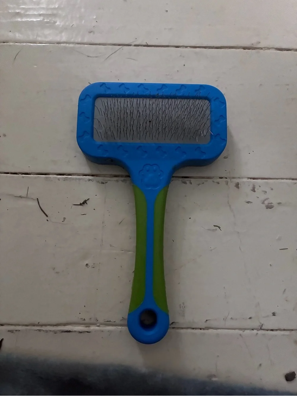 1-Sided Pet Brush Greenbrier Kennel Club GKC (Blue with Green Color)